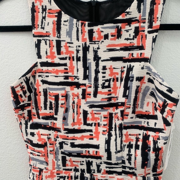 Aqua Color Block Dress - Picture 2 of 6